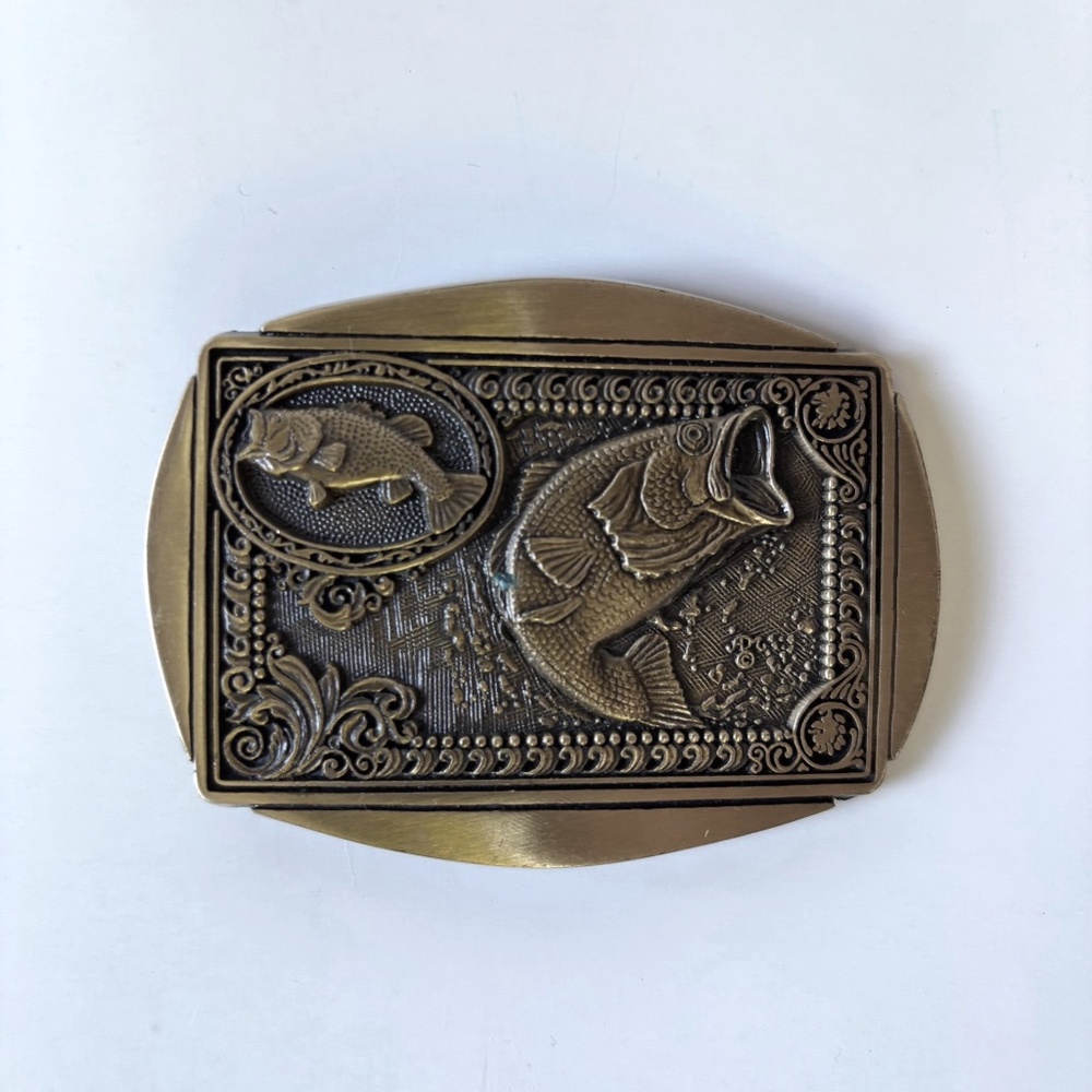 Large Mouth Bass Belt Buckle